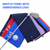 Serviette en microfibre portable à prix d'usine avec clip, très absorbante et douce, idéale pour le sport, l'exercice et l'entraînement (golf, baseball)