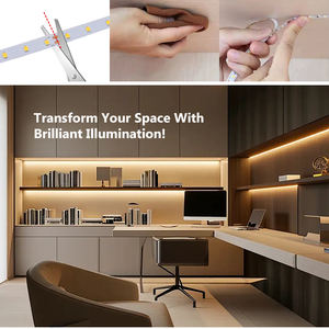 Bande LED SMD2835 à haute efficacité 128 LED/m sur PCB, CRI90, DC24V, 12,8W, 180LM/W, IP65, lumière linéaire flexible pour chambre à coucher, éclat doux - Product Image 4