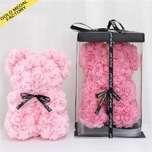 Orsetto di Rose Eterne all'Ingrosso - Regalo Romantico per San Valentino, Festa della Mamma, Natale, Compleanno, Ringraziamento - Product Image 2