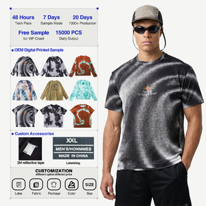 T-shirt da Corsa in Mesh Personalizzata QUICKSHOW, Abbigliamento Sportivo alla Moda per Trail Running, Asciugatura Rapida, Alta Qualità, Top Unisex per Allenamento - Product Image 1