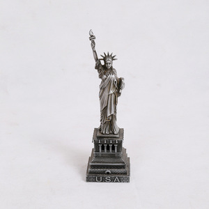 SE7ART.<span class=keywords><strong>COM</strong></span> Modèle de la Statue de la Liberté, monument américain, en métal bronze électroplaqué, décoration de table 3D, objet de collection - Product Image 2
