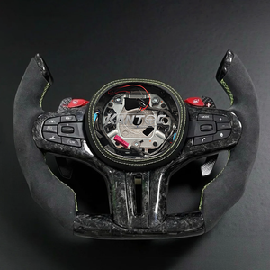 Volant en fibre de carbone forgé pour BMW, volant Akcantara pour G20 G38 Série 5 X3 X5 X6 Style sportif Style <span class=keywords><strong>F1</strong></span> - Product Image 1