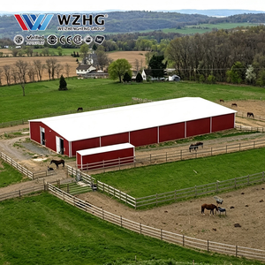 Structure en acier à grande portée pour arène d'équitation intérieure avec conception personnalisée pour les installations équestres professionnelles - Product Image 1