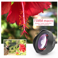 Ulanzi 75MM 10X Macro Lentille Téléphone Caméra Lentille Verre Optique Universel pour iPhone 15 14 13 12 pour Android pour Samsung Huawei