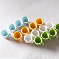 Ensemble de tasses couleur pastel, accessoire de cuisine pour maison de poupée, tasse de simulation de style japonais, décor de scène OB11, accessoire de jeu alimentaire, accessoire de photographie, cadeau