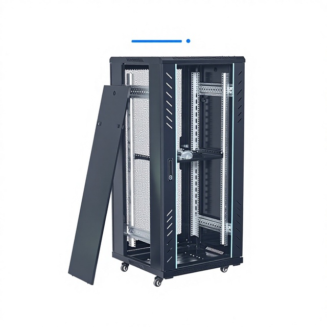 Network Cabinet Computer Communication Equipment Switch Server Weak Current Rack Reinforcement Heat Dissipation Stock 15U-47U