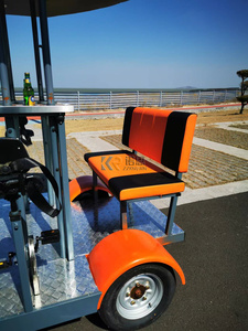 Vélo-bar électrique à pédales professionnel pour la ville, bus touristique à quatre roues, vélo de fête à bière - Product Image 6