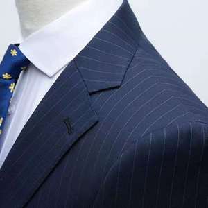 Costumes d'affaires pour hommes sur mesure en gros, costumes de cérémonie, smoking de marié, velours anti-froissement, fermeture éclair - Product Image 1
