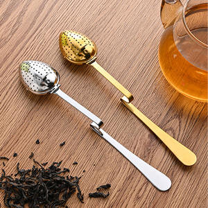 Infuseur à thé en acier inoxydable poignée de tasse suspendue pour ensemble de cérémonie de colateur d'épices - Product Image 1