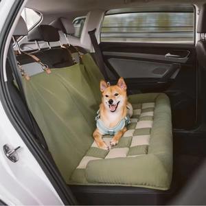 Nuevo asiento de coche de viaje para mascotas de lujo personalizado al por mayor con hebilla de seguridad adecuado para perros grandes - Product Image 1