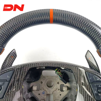 Volant en cuir personnalisé avec surpiqûres rouges pour Toyota Prado Runner Tundra Tacoma Style sport Matériel en fibre de carbone
