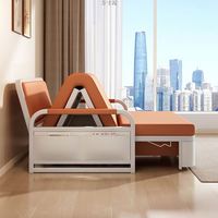 Sofá Cama Plegable de Doble Función, Nuevo Diseño, Ahorro de Espacio para Sala de Estar o Balcón, Sofá Cama Extensible Multiusos