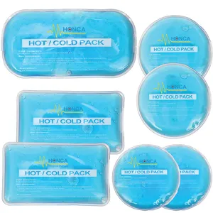 Custom hot and cold compress cold gel pack reusable ice pack for back shoulder knee pain injuries