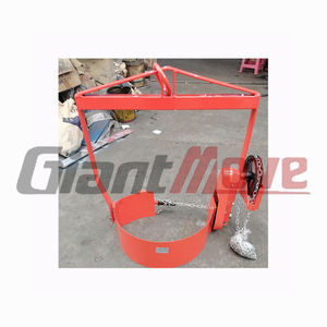 Abrazadera de elevador de tambor de aceite de inclinación vertical de tipo manual de buena calidad, elevador de tambor con inclinación de tipo manual - Product Image 4