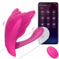 Jouets sexuels pour femmes adultes, vibrateur portable à double moteur, culotte vibrante, stimulateur clitoridien papillon et vibrateur point G