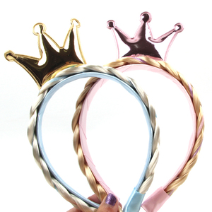 Frozen Princess Wig <span class=keywords><strong>trecce</strong></span> fasce per capelli <span class=keywords><strong>da</strong></span> principessa per bambini Clip per capelli con fiocco di neve per ragazze adorabili accessori per capelli per bambini - Product Image 3