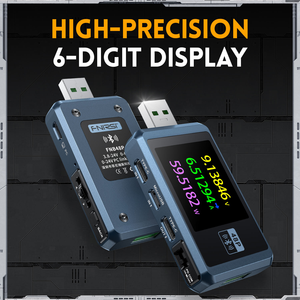 FNIRSI FNB48P Misuratore di Tensione e Corrente USB per Dispositivi Mobili, Tester per Rilevamento Ricarica Rapida con Funzione di Misurazione USB - Product Image 5