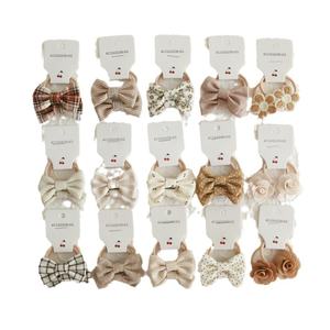 Elastici per capelli da bambina con fiore e fiocco, fermacoda elastici per bambine, elastici per coda di cavallo e ciocche - Product Image 5