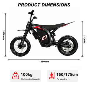 <span class=keywords><strong>Moto</strong></span> électrique tout-terrain pour adultes, motocross, 3200W, <span class=keywords><strong>Moto</strong></span> Electrica <span class=keywords><strong>Cross</strong></span> 48V, alliage d'aluminium, Enduro Dirtbike, IPX4, capacité de montée de 55 degrés - Product Image 5