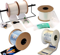 Sac en plastique automatique de rouleau d'emballage de LDPE pré-ouvert sur le rouleau pour la machine de conditionnement