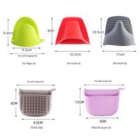 Maniques de cuisine en silicone résistantes à la chaleur, protège-plats en silicone pour la cuisson, personnalisables