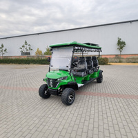 Voiturette de golf 6 places en gros, 60V 100AH, batterie au plomb, autonomie 80KM, pour utilisation en lieux de mariage, certifiée CE, OEM ODM