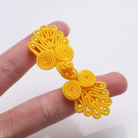 Boutons grenouille à nœud chinois à dos plat, tendance, fabriqués à la main pour Cheongsam et costumes anciens, directement de l'usine