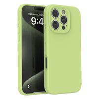 Étui en silicone solide liquide pour iPhone 16 Pro max 15 14 13 12 étui de téléphone portable couverture complète pour étui de Protection iPhone16