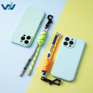 Đáng Yêu Hai-Màu Bện <span class=keywords><strong>Polyester</strong></span> Lưới Dây Đeo Điện Thoại Dễ Thương DIY Điện Thoại Di Động Trang Trí Keychain Cho Khuyến Mại Búp Bê - Product Image 5