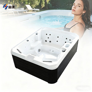 Bain à remous de luxe pour 4 personnes, spa extérieur, bain à remous avec jacuzzi - Product Image 1