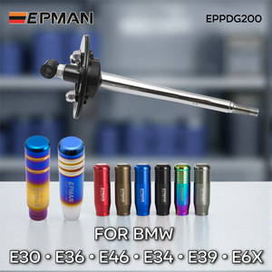Levier de vitesses court réglable EPMAN pour tuning de drift automobile avec kit pommeau de levier de vitesse pour BMW E30 E36 E46 E34 E39 E6x Z3 85-10 EPPDG200 - Product Image 1