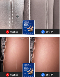 Kit de réparation <span class=keywords><strong>cuir</strong></span> et vinyle pour sièges de voiture, kit de réparation de trous et fissures, outil de restauration du <span class=keywords><strong>cuir</strong></span> - Product Image 4
