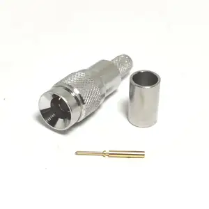 Factory directly 1.0-2.3 CC4 SAA 1.0/2.3 male plug straight brass copper BT3002 cable rf coaxial connectors Converter