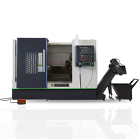 Goede kwaliteit fabrieksdirect CNC schuine beddraaibank TK56 draaicentrum GSK besturing enkele spindel middelzware hobby-machine