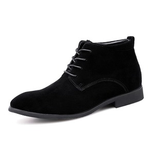 Stivali Derby da <span class=keywords><strong>Uomo</strong></span>, Stivaletti Eleganti Oxford a Mezza Altezza, in Finta Pelle Scamosciata e Nubuck, Formali con Punta Affusolata per Business - Product Image 2