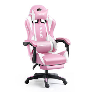 OEM personnalisé RGB Chaise Chaise de jeu Chaise pivotante en cuir PU avec massage Silla Gamer Style moderne Kursi Gaming Stuhl - Product Image 1