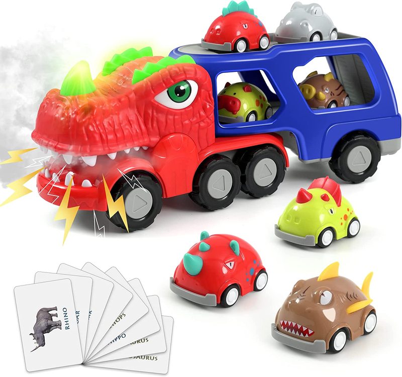Toddler Carrier Transport Truck Dinosaur Toys