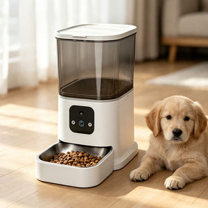 ODM <b>Smart</b> Pet Feeder Automatische Voerbak <b>Smart</b> Pet Feeder <b>Camera</b> <b>WiFi</b> One-click Feeding Household Pet Supplies - Product Image 1