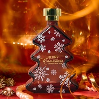 Diffuseurs d'arômes en verre de luxe pour huiles essentielles et parfums, flacons vides de 200 ml et 500 ml, et coffret cadeau – Collection Noël