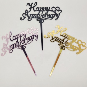 Venta de Adornos Personalizados para Pasteles de Acrílico para Bodas, Cumpleaños y Fiestas - Product Image 5