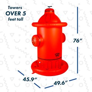 Arroseur gonflable hydrant de 1,8 m pour enfants, jouet aquatique de jardin, jeu d'extérieur estival amusant - Product Image 2