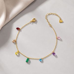 Custom Stainless Steel 18K Gold Zircon Trendy Layered Heart Butterfly Pendant Necklace Women's <b>Gift</b> Bulk - Product Image 6