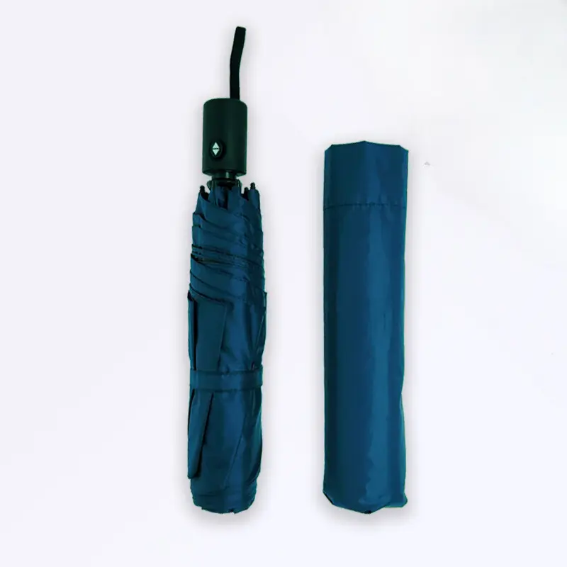 N14 Paraguas ultraligero de estilo japonés con apertura automática Paraguas plegable simple portátil completamente automático Lluvia de vinilo