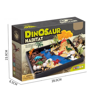Nuevo Juguete Educativo de Ciencia para Niños, Juego de Simulación de Dinosaurios, Volcán DIY y Hábitat de Dinosaurios, Regalos de Navidad - Product Image 5