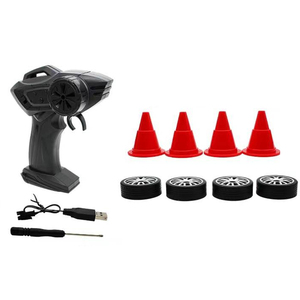 Coche de Carreras RC de Alta Velocidad con Derrape en las Cuatro Ruedas, Juguete de Coche de Carreras con Control Remoto de Escritorio, Coches de Simulación RC 2.4G con Control Remoto de Escritorio - Product Image 2