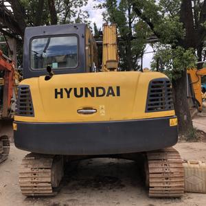 Mini pelle sur chenilles Hyundai R80-7 d'occasion de haute qualité de 8 tonnes à faible durée de fonctionnement Composant de moteur principal Vente de stock Shanghai Yard - Product Image 6