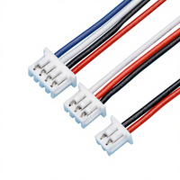 Câble à borne simple à pas de 1,25 mm 2/3/4-12P Isolation PVC Conducteur en cuivre pur Longueur personnalisée Équivalent électronique
