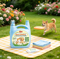 Lessive liquide pour animaux de compagnie Cobay Pet, 5 kg, parfum naturel, formule enzymatique décomposante d'odeurs, douce, 80 % de contenu