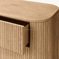 Commode à 6 tiroirs en chêne massif moderne de luxe MYHOME, prix d'usine en gros, meubles de chambre à coucher