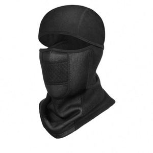 Cagoule intégrale personnalisée pour l'hiver, chaude, coupe-vent, protection UV, avec fermeture éclair, pour sports de plein air, plage, unisexe - Product Image 1